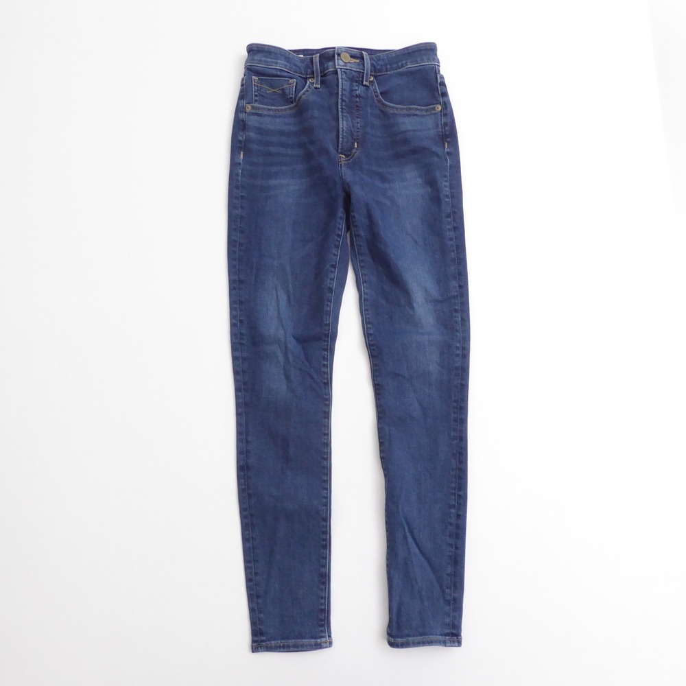 Revtown Womens Jeans Blue High-Rise Skinny Decade Denim 26 Regular
